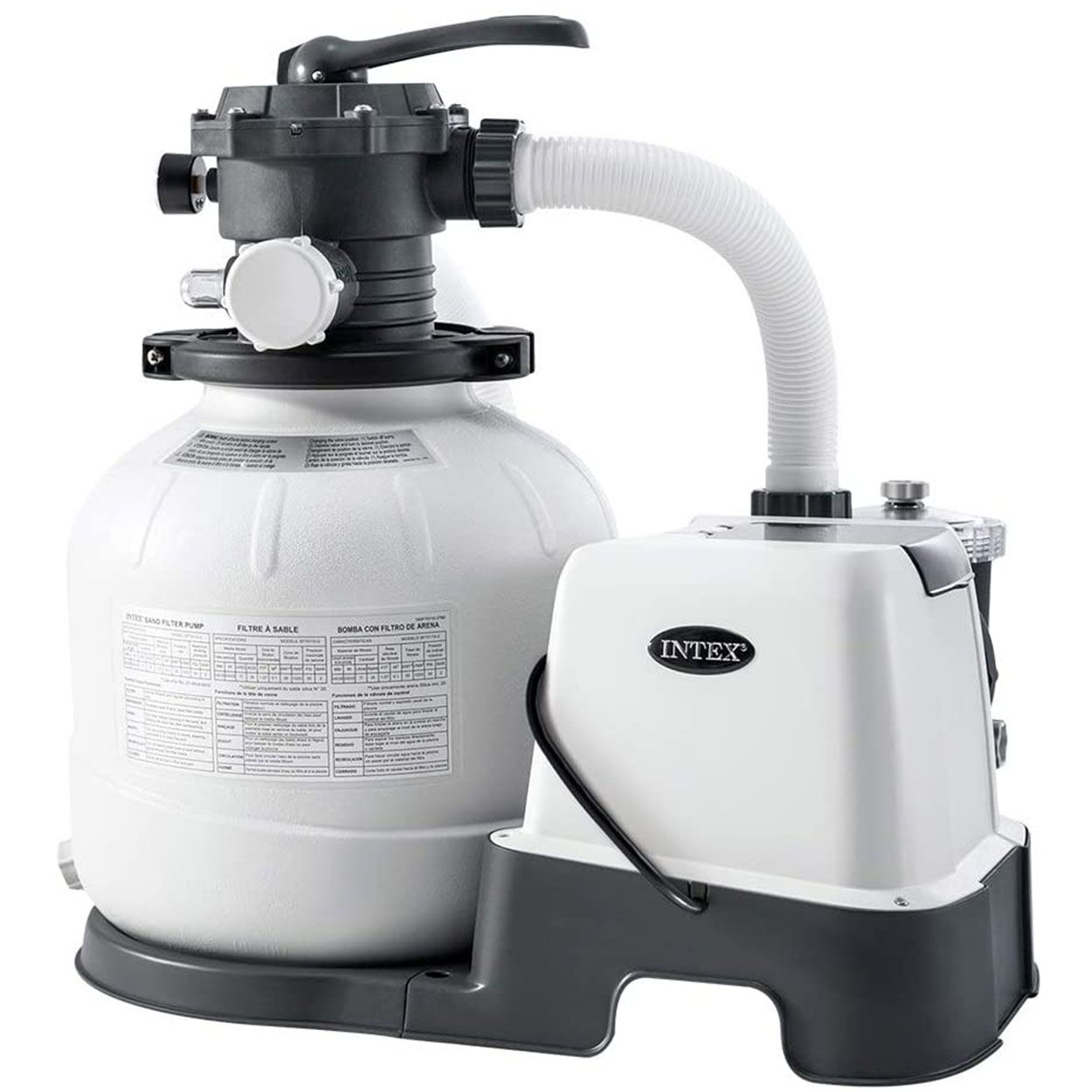 משאבת חול ומערכת מלח QX2100 לבריכות עד 32,200 ליטר INTEX 26676 – BCOOL – תמונה 3