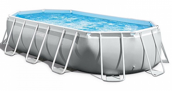 INTEX 26796 - בריכת אובלית מידות 503×274×122 PRISM עם משאבת פילטר 1500 גלון
