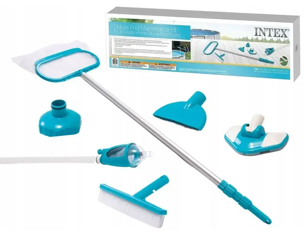 סט ניקוי מאובזרת עם כלים לבריכה מבית INTEX, דגם 28003
