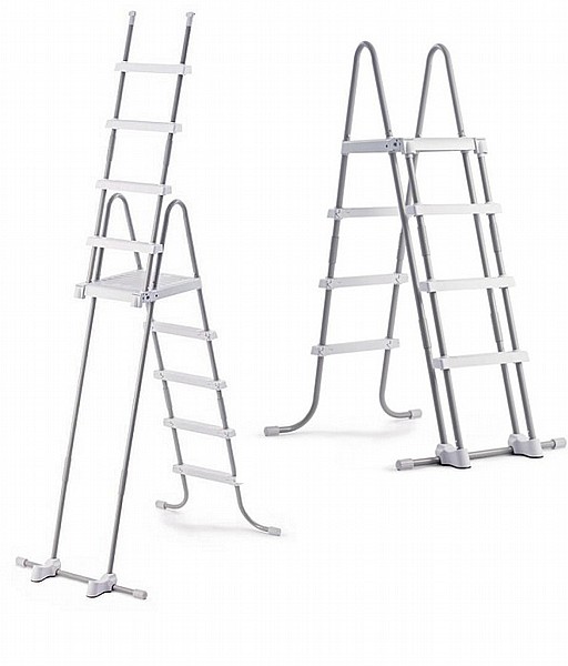 סולם לבריכה בטיחותי מתפרק 1.32 מ' מבית INTEX, דגם 28077 – BCOOL