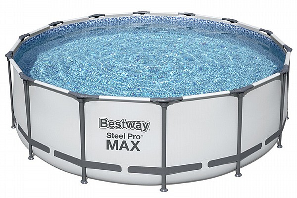 בריכה עגולה BESTWAY 5612X Pro Max, קוטר 4.27 מטר, עם משאבת נייר 800 גלון