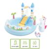 בריכת משחקים לילדים בעיצוב חד קרן מידות 196×178×127 ס״מ מבית INTEX, דגם 56148 – BCOOL