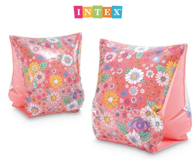 מצופים לבנות קייצי ופרחוני - INTEX דגם 56669