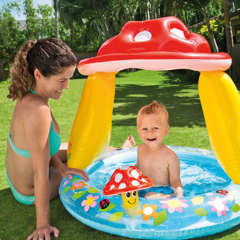 INTEX 57114 - בריכת ילדים מתנפחת עם פטריות – תמונה 2