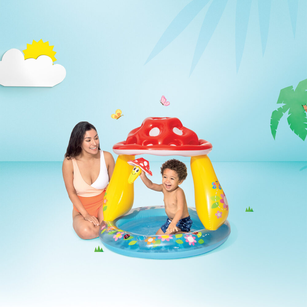 INTEX 57114 - בריכת ילדים מתנפחת עם פטריות – תמונה 5