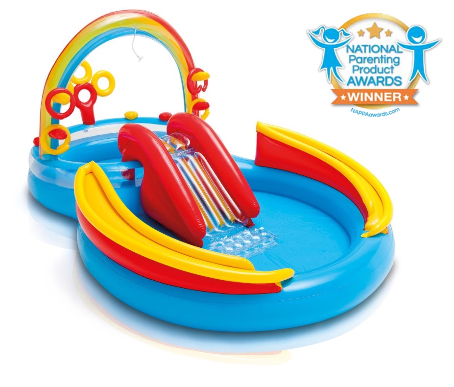 בריכת משחקים מתנפחת לילדים עם מגלשה - INTEX דגם 57453