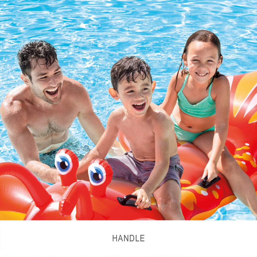 מזרן מתנפח אדום עקרב לובסטר INTEX 57528 – BCOOL – תמונה 2
