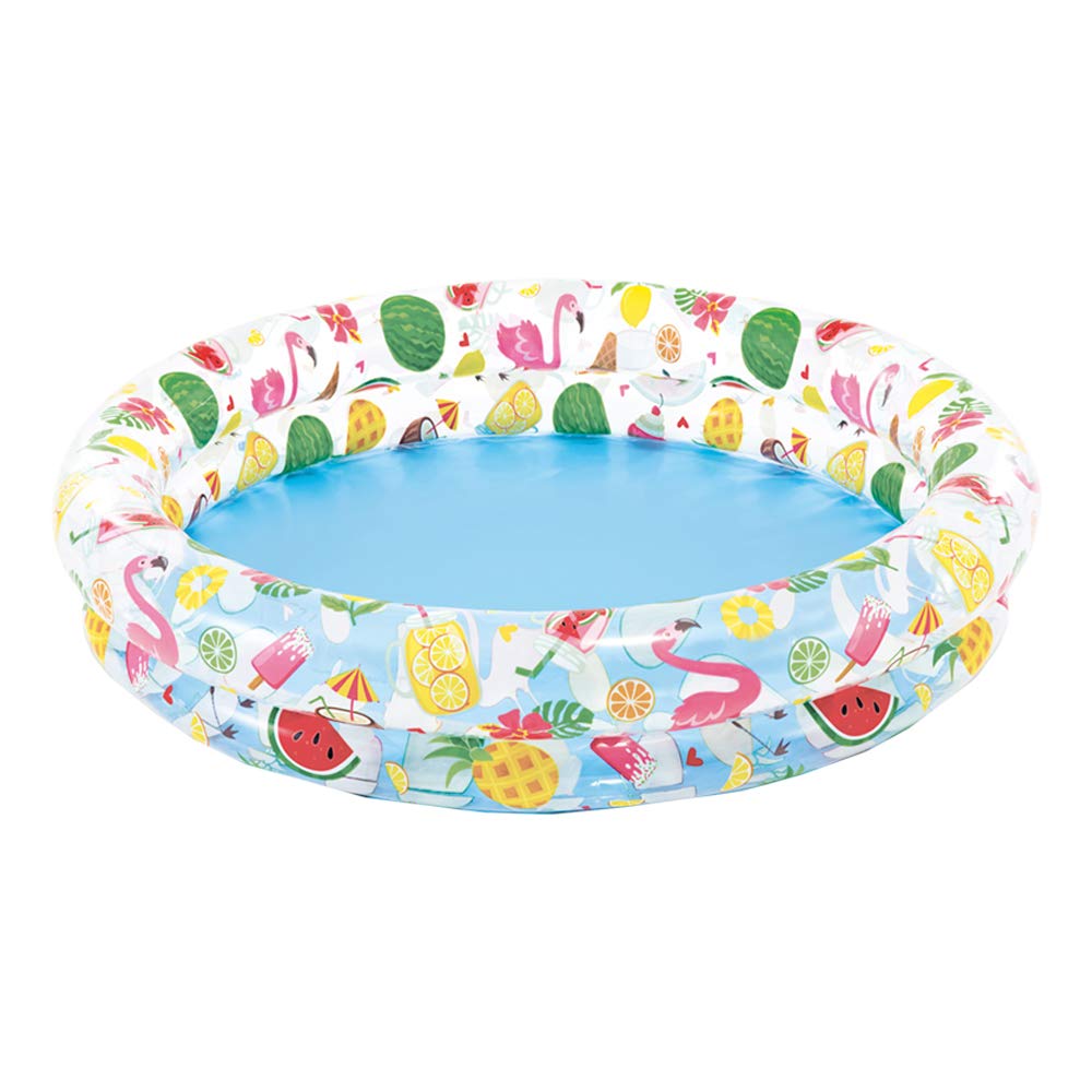 INTEX 59421 – בריכה מתנפחת ללדים צבעונית ופרחונית – BCOOL