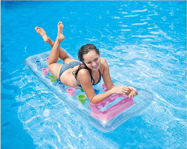 מזרן ים כוסות מתנפח שקוף מבית INTEX, דגם 59894 – BCOOL – תמונה 3