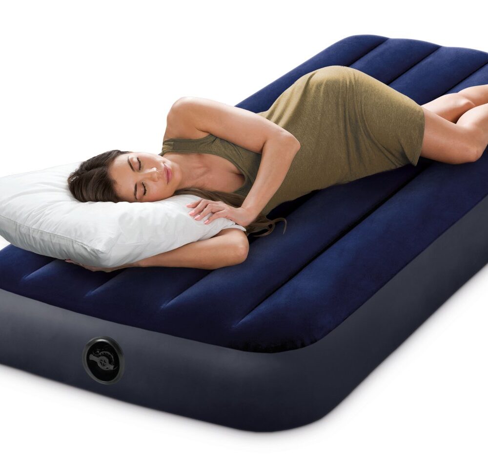 מזרן מטה וחצי מתנפח מרופד בקטיפה - INTEX דגם 64757 – תמונה 4
