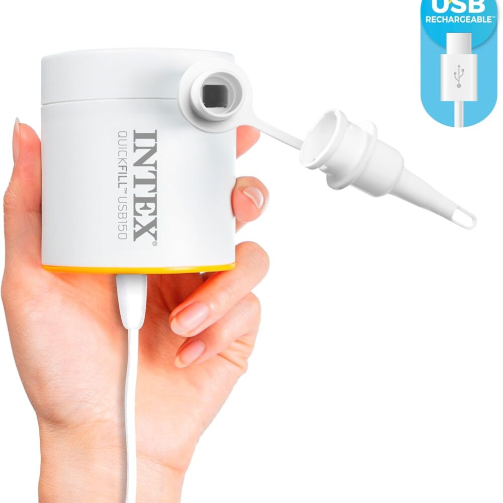 USB INTEX 66616 – משאבת ניפוח מיני חשמלית חיבור – BCOOL – תמונה 5