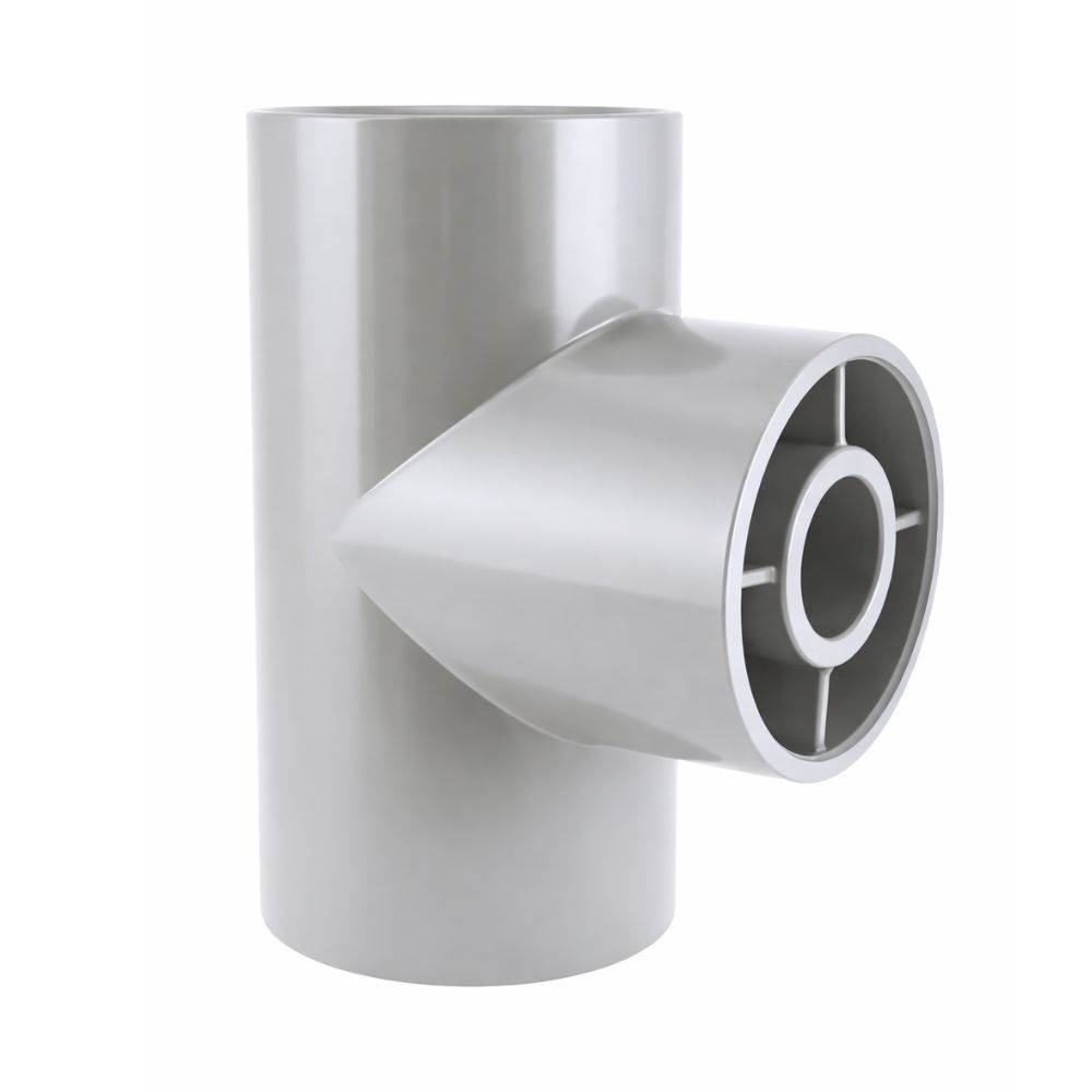טי (T) מצמצם הדבקה 63-50 מ״מ PVC – BCOOL