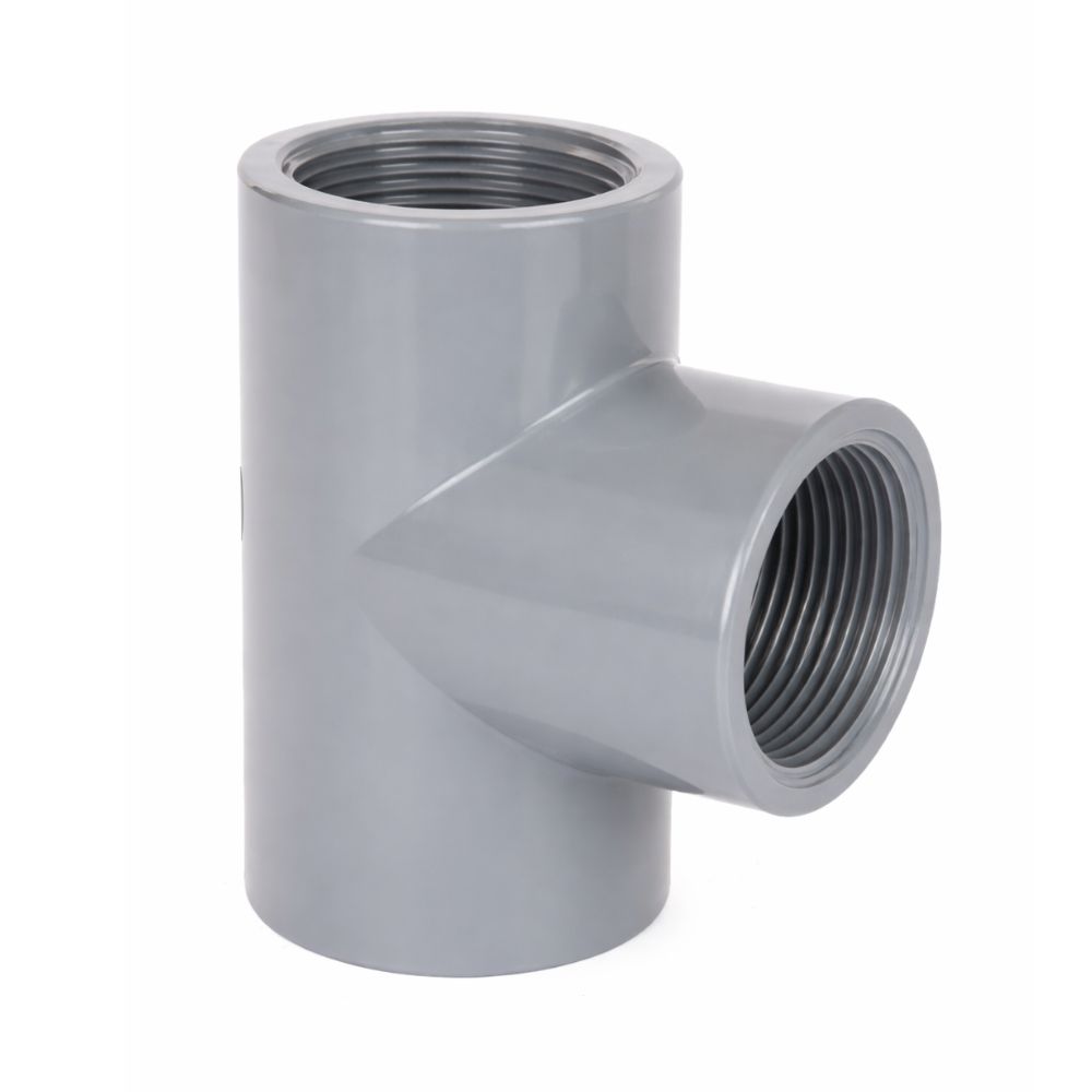 טי (T) שווה הברגה פנימית 1½ אינץ' PVC | מק״ט 7203050