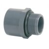 מתאם PVC זכר (ניפל מעבר) עם אטם גומי – 63 מ״מ (הדבקה) ל-2" הברגה – BCOOL