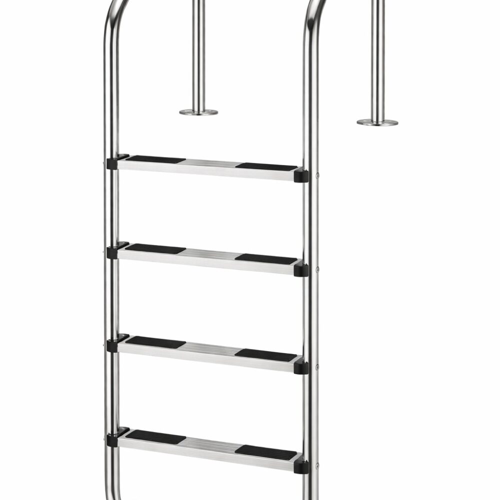 סולם כניסה SL-415 – 4 שלבים מנירוסטה לבריכה עמוקה – BCOOL