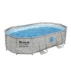 בריכת ראטן אובלית אולטרה BESTWAY 56946 עם משאבת חול 950 גלון – BCOOL
