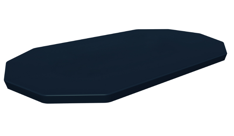 BESTWAY 58442 - כיסוי לבריכה מלבנית מסגרת אפור PVC 282×196×84 – תמונה 2