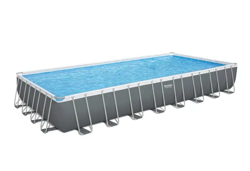 בריכת שחייה מלבנית BESTWAY 56623, מידות 9.56×4.88 מטר – BCOOL