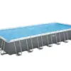 בריכת שחייה מלבנית BESTWAY 56623, מידות 9.56×4.88 מטר – BCOOL