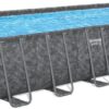 בריכה מלבנית אולטרה BESTWAY 561KG עם משאבת חול APX 1,600 גלון