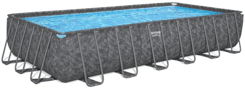 בריכה מלבנית אולטרה BESTWAY 561KG עם משאבת חול APX 1,600 גלון