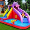פארק מים מתנפח ענקי בעיצוב היפופוטם JUMPER מבית BESTWAY, דגם 63100 – BCOOL