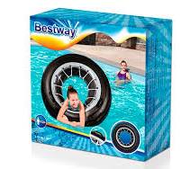 BESTWAY 36102 - גלגל ים/ אבוב צמיג שחור – BCOOL – תמונה 2