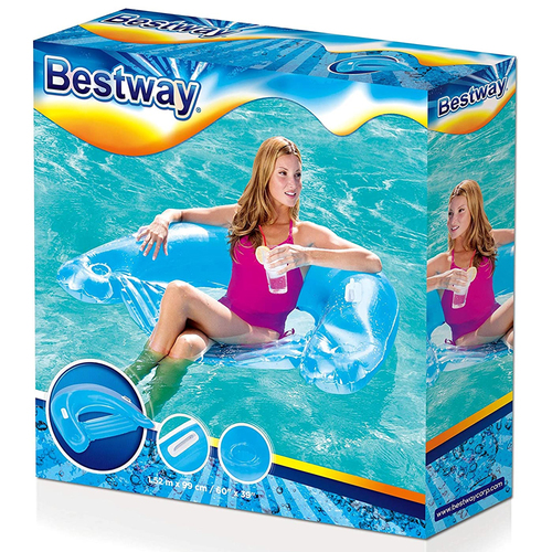 כסא למים מתנפח עם תא לפחית - BESTWAY דגם 43118 – BCOOL – תמונה 3