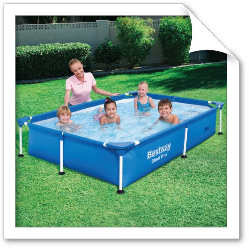 בריכת מלבנית- מידות 221×150×43 ס״מ - BESTWAY דגם 56401 – BCOOL