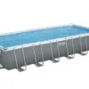 בריכת שחייה מלבנית BESTWAY 56475, מידות 7.32×3.66 מטר וגובה 1.32