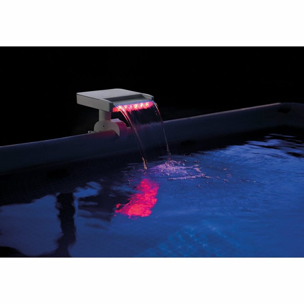 INTEX 28090 – מפל LED מים מואר בצעים צבעוניים לבריכה – תמונה 2
