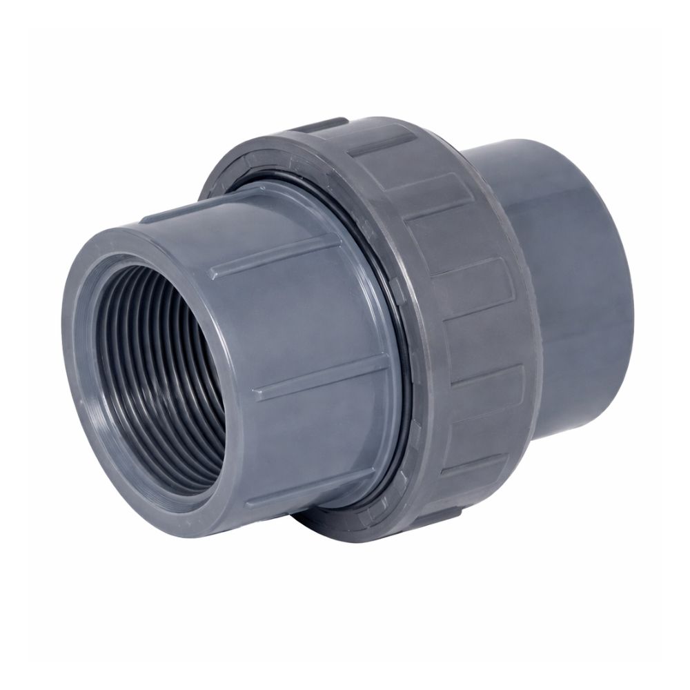 מחבר רקורד PVC מעורב – 50 מ״מ (הדבקה) ל-1 1/2" הברגה נקבה | מק״ט 99PV75