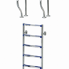 סולם מפוצל SP-515 – 5 שלבים מנירוסטה לבריכה עמוקה – BCOOL