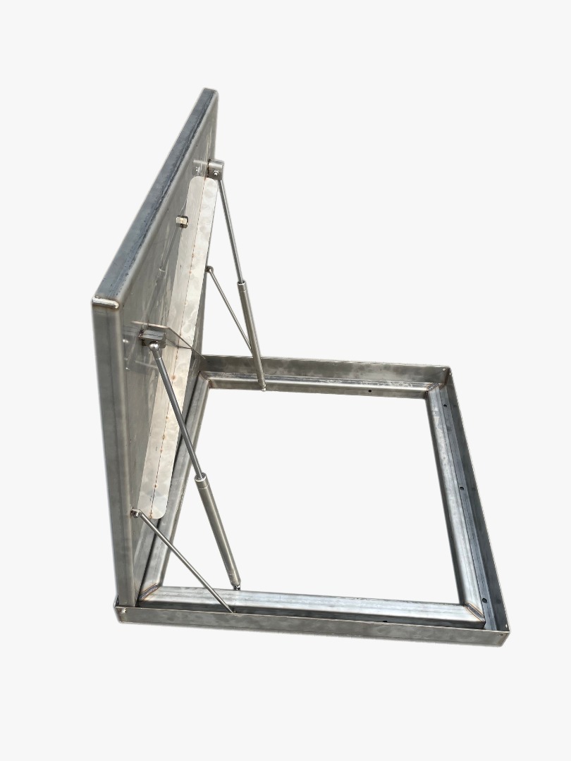 מכסה נירוסטה לחדר מכונות, 110×110 ס״מ (96/96) – BCOOL – תמונה 2
