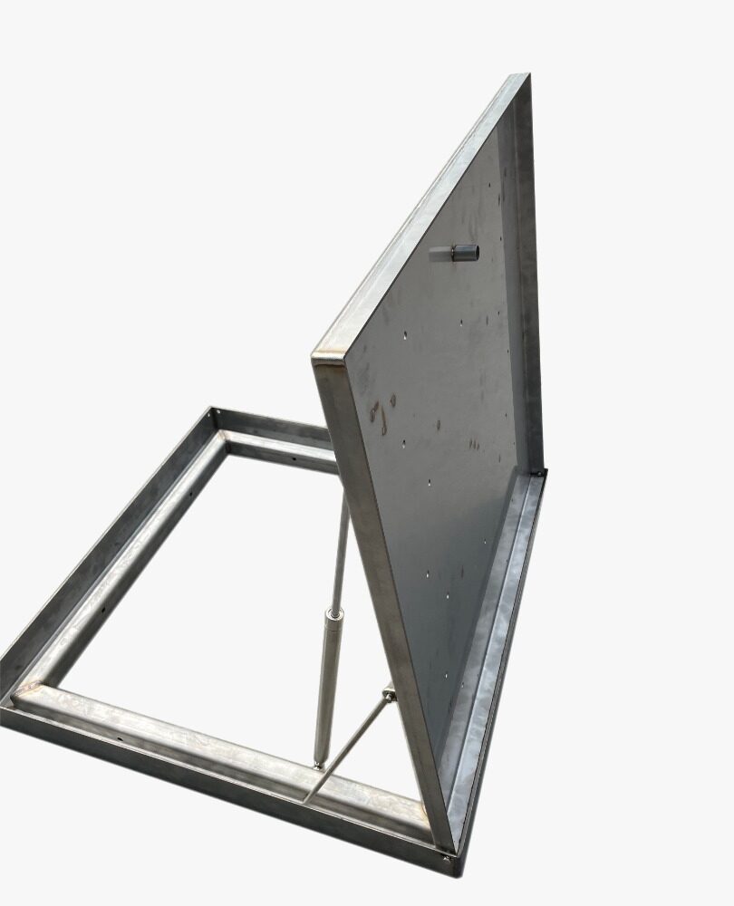 מכסה נירוסטה לחדר מכונות, 110×110 ס״מ (96/96) – BCOOL – תמונה 6