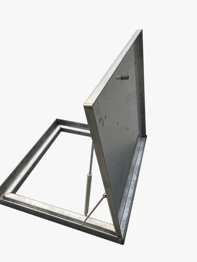 מכסה נירוסטה לחדר מכונות, 110×110 ס״מ (96/96) – BCOOL – תמונה 6