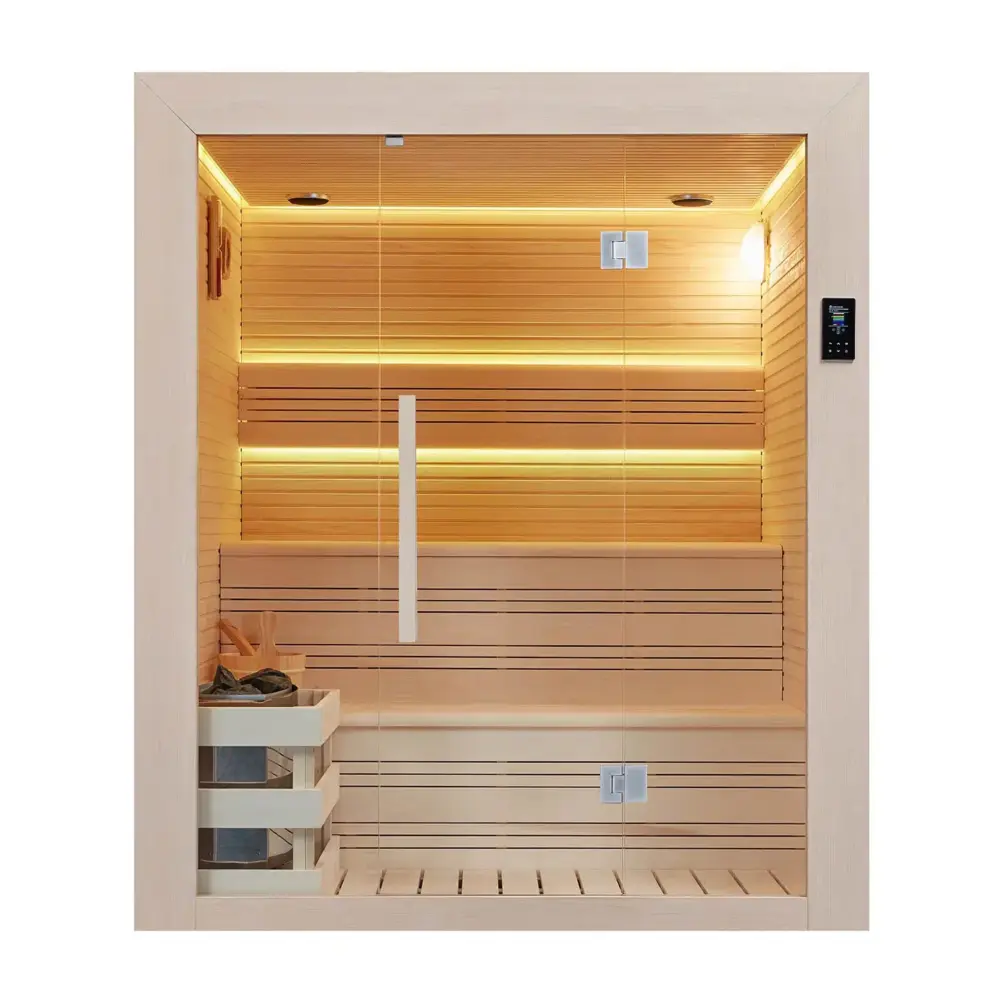 סאונה יבשה מלבנית Serenity, 200×170 ס״מ, מרווחת ל-3 עד 4 אנשים – BCOOL – תמונה 2