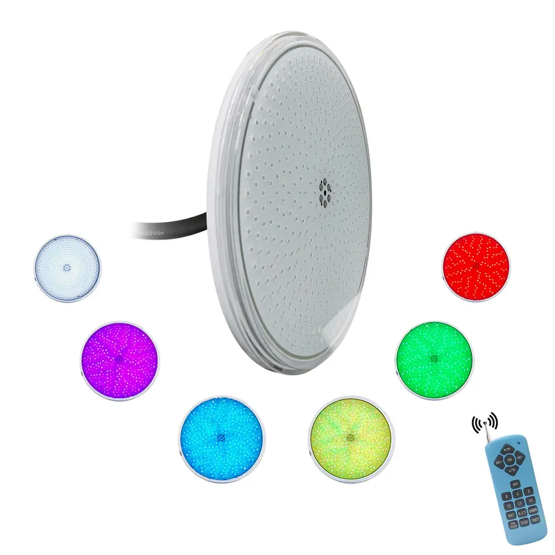 פנס לד RGB צבעוני לבריכה 35W, קוטר 170 מ״מ