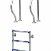 סולם מפוצל SP-315 – 3 שלבים מנירוסטה לבריכה – BCOOL