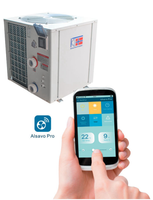 משאבת חום KT13.5 עם WI-FI מבית KLIMATEKNIK נורווגיה – BCOOL – תמונה 3