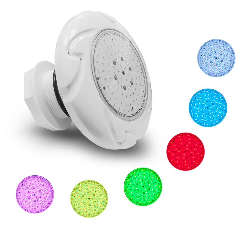 נורת לד RGB צבעונית 6W בקוטר 10 ס״מ לאינלט 2 אינץ'